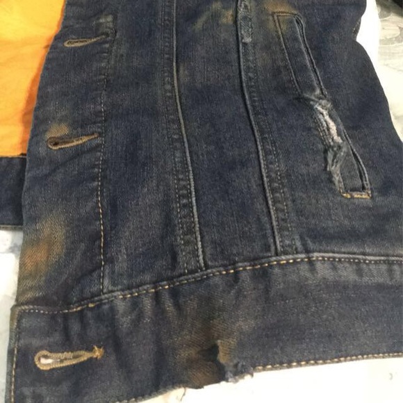 Custom pink dolphin denim jacket - Picture 6 of 6